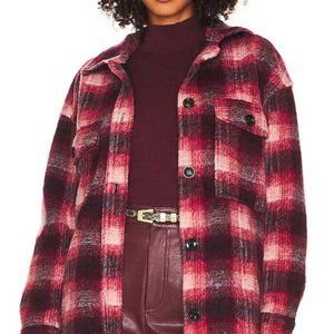 Sanctuary Plaid Oversized Jacket Women’s Size XL NWT